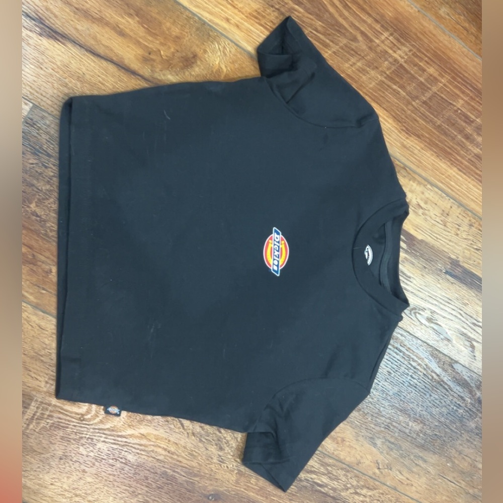 Dickies Black Short Sleeve Tee with Chest Logo